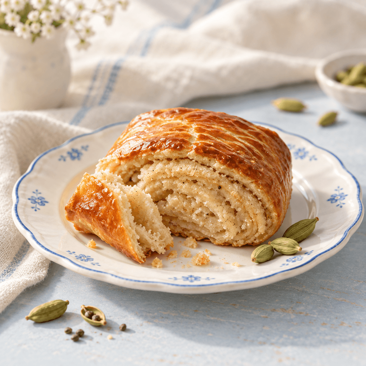 Cardamom Gata pastry