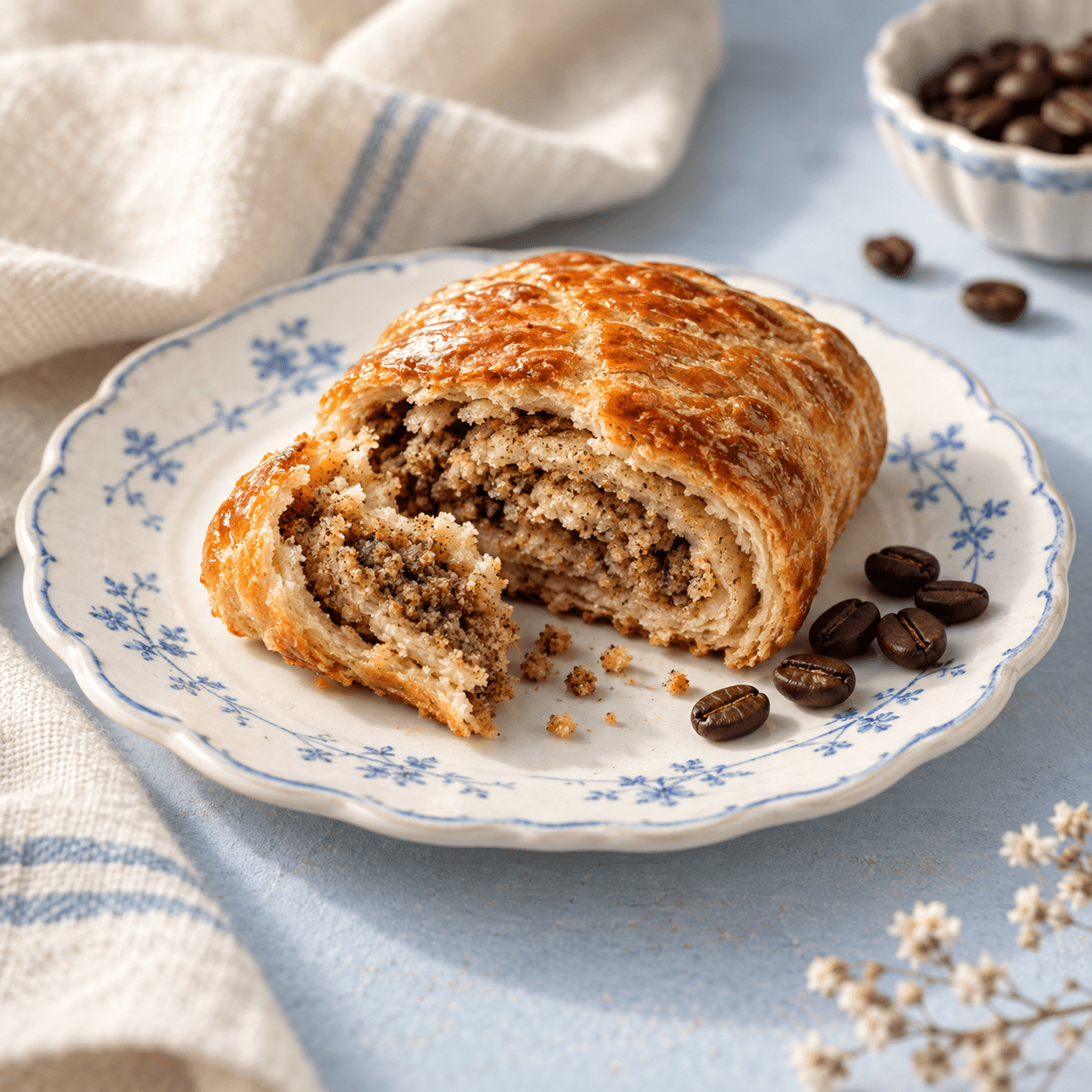 Coffee Gata pastry